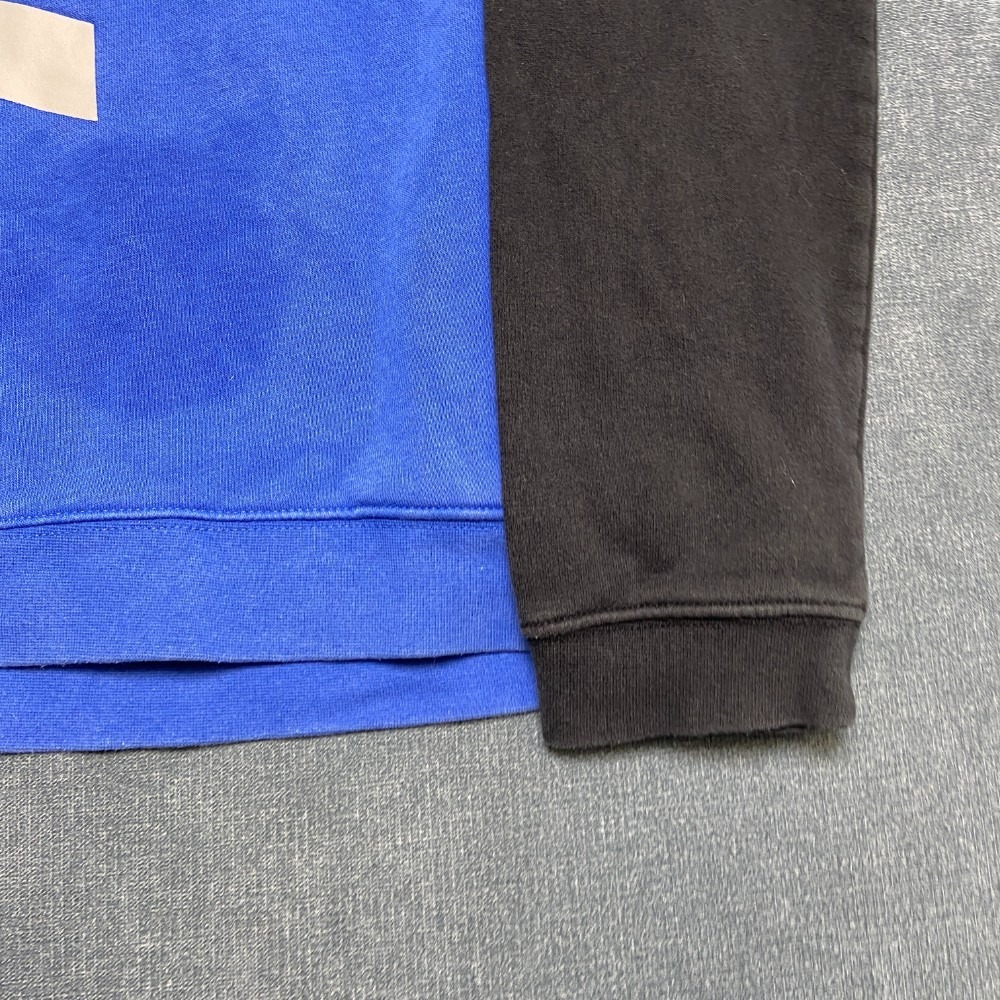 Nike Hoodie Boys XL Blue Black Spellout Logo Pullover Long Sleeve Sportswear - Picture 3 of 8